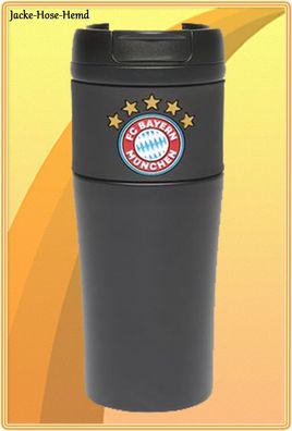 FC Bayern München To Go Becher Schwar Thermobecher ca. 0,5 Liter