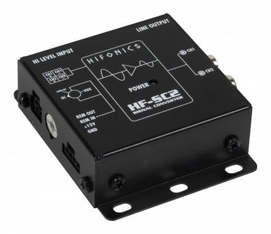 Hifonics HF-SC2 High Low Adapter Converter Cinch Adapter Lautsprecher Cinch Adap