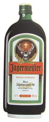 Jägermeister - Scheiben Aufkleber ( beitseitig ) - 21,5 x 9 cm
