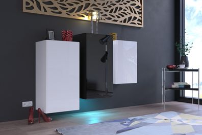 Kommode K7 Modernes Wohnzimmer Sideboards Schrank Möbel Farbkombinationen