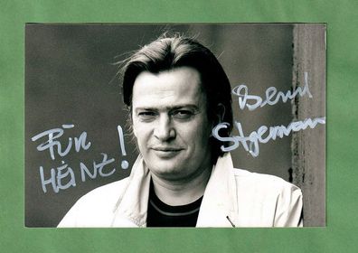 Bernd Stegemann - ( deutscher Schauspieler ) - persönlich signiert
