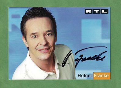 Holger Franke - ( deutscher Schauspieler ) - persönlich signiert