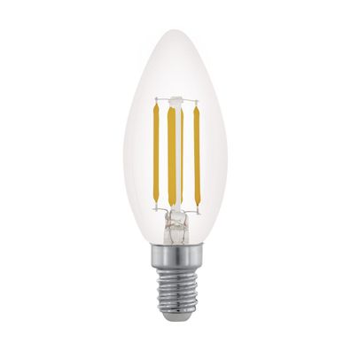 EGLO E14 LED Leuchtmittel 3,5W 350lm 2700K dimmbar Filament Kerze