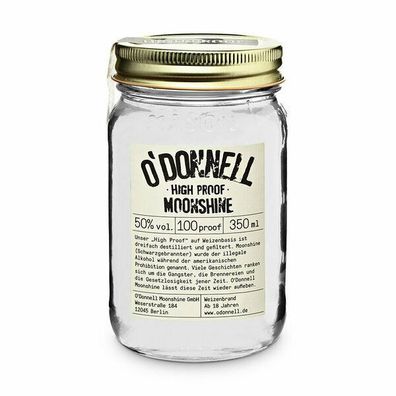 O´Donnell Moonshine High Proof, 0,35 l, 50 % vol.