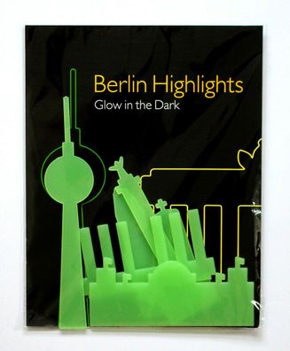 Berlin Highlights, Glow in the Dark, Leuchtfiguren, Leder/ Meilicke