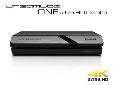 Dreambox One Combo Ultra HD BT 1x DVB-S2X / 1xDVB-C/ T2 Tuner 4K 2160p E2 Linux