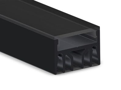 LEDs-ON - AL-EPOXY-B2 - Leistungsstarkes LED-Profil - Erstklassige Qualität - Schwarz