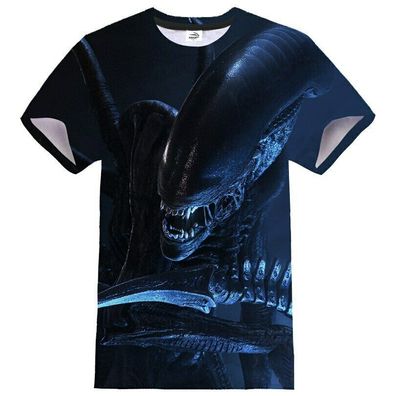 Innovatives 3D-Druck T-Shirt (Unisex) - Halloween / Horror - Alien vs. Predator