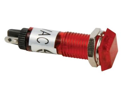 Velleman - CCAF220RL - Viereckige 8 x 8mm LED-Signalleuchte 220V Rot