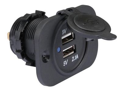 Velleman - CC094 - USB-Einbaubuchse (12-24 VDC Eingang, 5 V Ausgang)