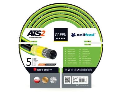 Cellfast - Gartenschlauch - GREEN ATS2™ - 3/4" - 50 m