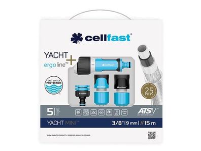 Cellfast - Schlauchset YACHT MINI - 3/8" - 15 m