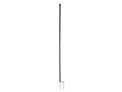 Spare post, double prong, 108 cm, black, for Titan 27214
