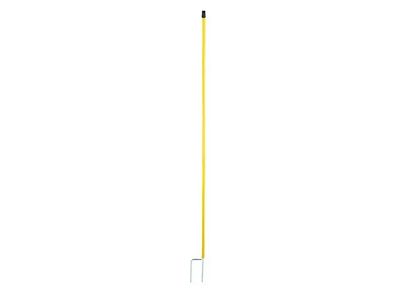 Spare post, double prong, 90 cm, yellow, for sheep net