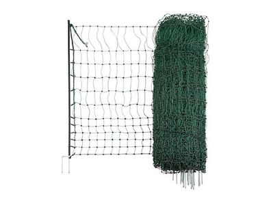 Poultry Net 50 m, green, 112cm double prong, not electrifiable