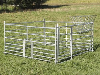 Sheep panel with gate, 2,75 m, height: 92 cm, galvanized