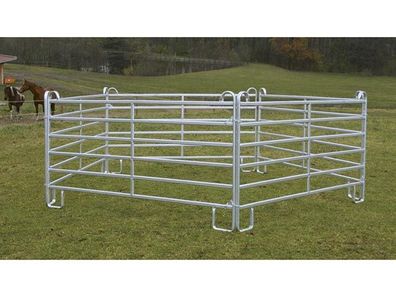Fence panel without gate 2,4 m galvanized, height: 1,70 m