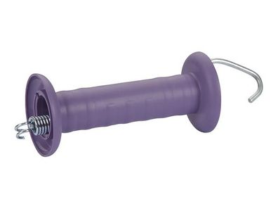 Corral - COR44958 - Gate handle purple, with hook, galvanized