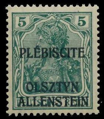 Allenstein Nr 1 postfrisch X45313A