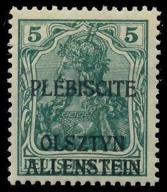 Allenstein Nr 1 postfrisch X453142