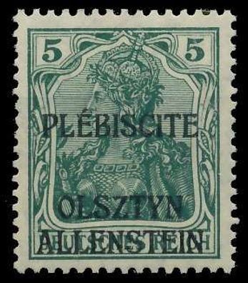 Allenstein Nr 1 postfrisch X45312E