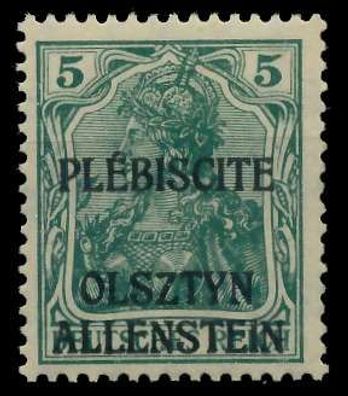 Allenstein Nr 1 postfrisch X45314A