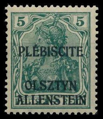 Allenstein Nr 1 postfrisch X453146