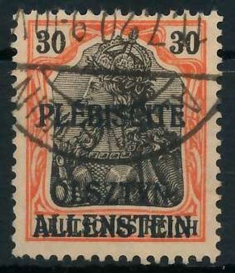 Allenstein Nr 6 gestempelt X45328E