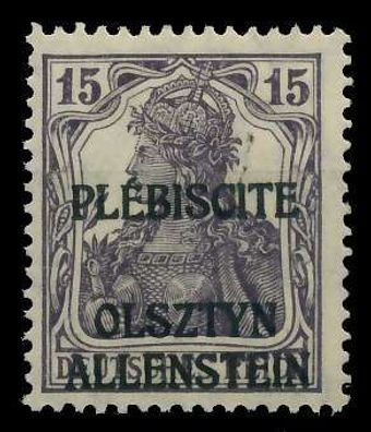 Allenstein Nr 3 postfrisch X4532C2