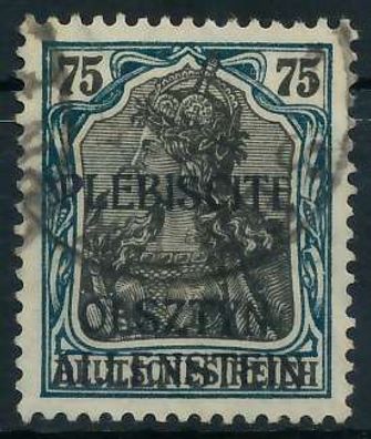 Allenstein Nr 9 gestempelt X4533FE