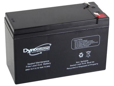 Dyno - DAS12-7.5 - 12 Volt 7500mAh Pb
