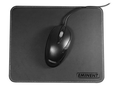 EWENT - Mousepad (SCHWARZES LEDER)