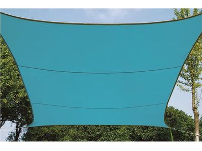 Sonnensegel - Quadratisch - 5 x 5 m - FARBE: Himmelblau