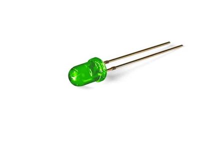5mm Standard LED LAMP GREEN WATER-CLEAR