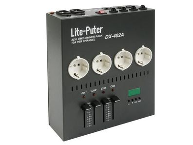 Lite-Puter - LPTDX402E - 4-Kanal-DMX-Dimmerpack