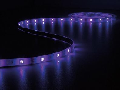 SET MIT Flexiblem LED-STREIFEN, Controller UND Netzteil - Musikgesteuert - RGB - ...