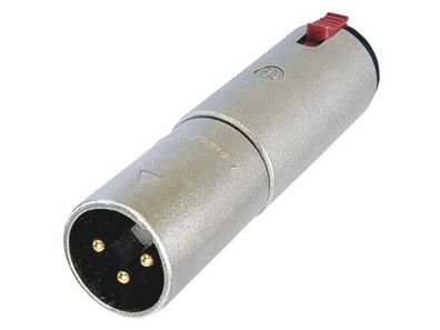 Neutrik - NA3MJ - 3-poliger XLR-Kabelstecker auf verriegelbare Stereo 6,35mm Klink...