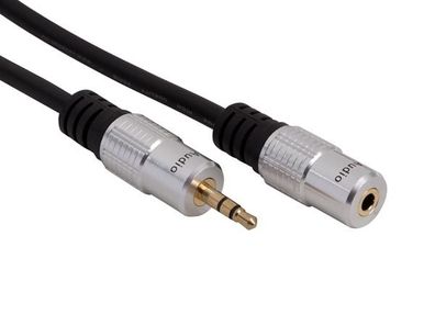 3.5 mm STEREO-STECKER AUF 3.5 mm STEREO-BUCHSE / Standard / 5.0 m