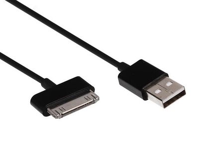 APPLE® KABEL - 30-POLIG (STECKER) AUF USB 2.0 A (STECKER) - Schwarz - 1 m