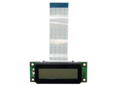 LCD 16 x 2 STN - Transflectiv, GRAU Positiv, WEIßE Hintergrundbeleuchtung