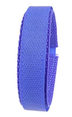 Minott Ersatzband | Textilklettband in blau für Uhren mit 20mm-Anstoß