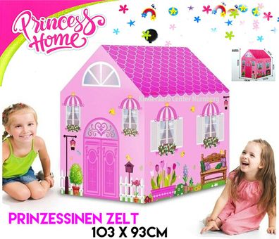 Prinzessinen Spielzelt 103 x 93cm Kinderzelt Spielhaus Spielzelt Zelt aus DE