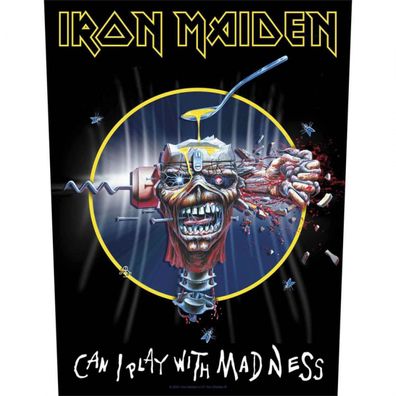 Iron Maiden Can I Play With Madness Rückenaufnäher Backpatch