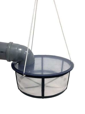 Regenwasserfilter Filterkorb Filter Protect zum Einhängen mit Überlaufschutz