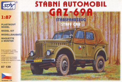 SDV 87139 Bausatz GAZ 69 A Stabsfahrzeug Maßstab: 1:87