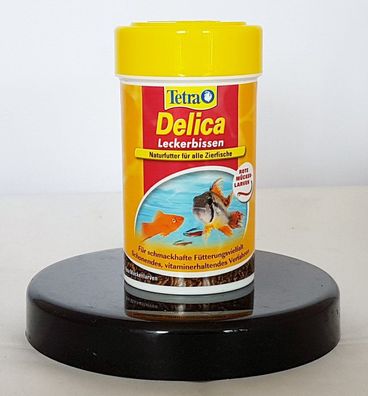 Tetra Delica Rote Mückenlarven 100ml Futter Leckerli für Zierfische