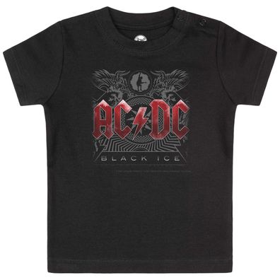 AC/ DC (Black Ice)- Baby T-Shirt 100% Bio Baumwolle Organic 100% offizielles Merch
