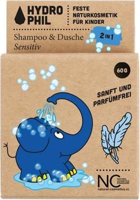 Hydrophil 2in1 Shampoo & Dusche Elefant "Sensitiv" - 60g