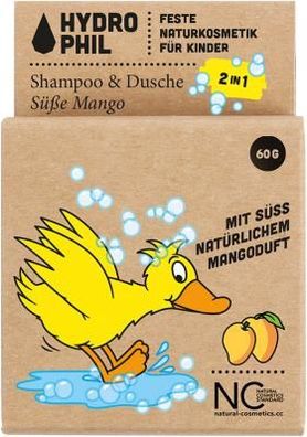 Hydrophil 2in1 Shampoo & Dusche Ente "Süße Mango" - 60g