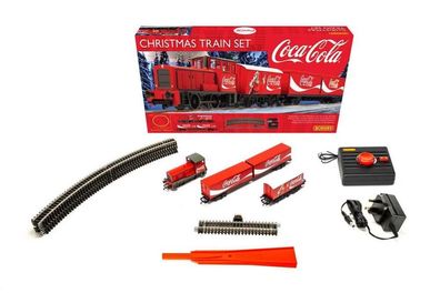 Hornby R1233P The Coca Cola Christmas Train Set - EU Plug Version